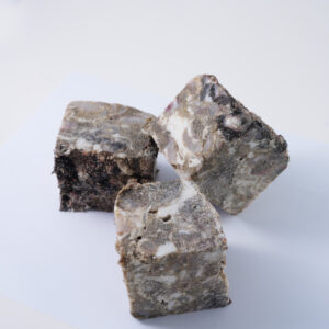 frozen green tripe paw on raw dog food