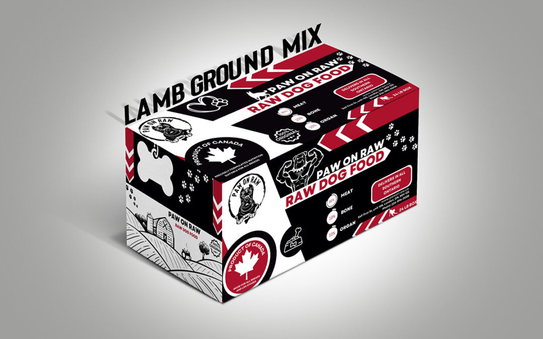 Lamb Ground Mix paw on raw